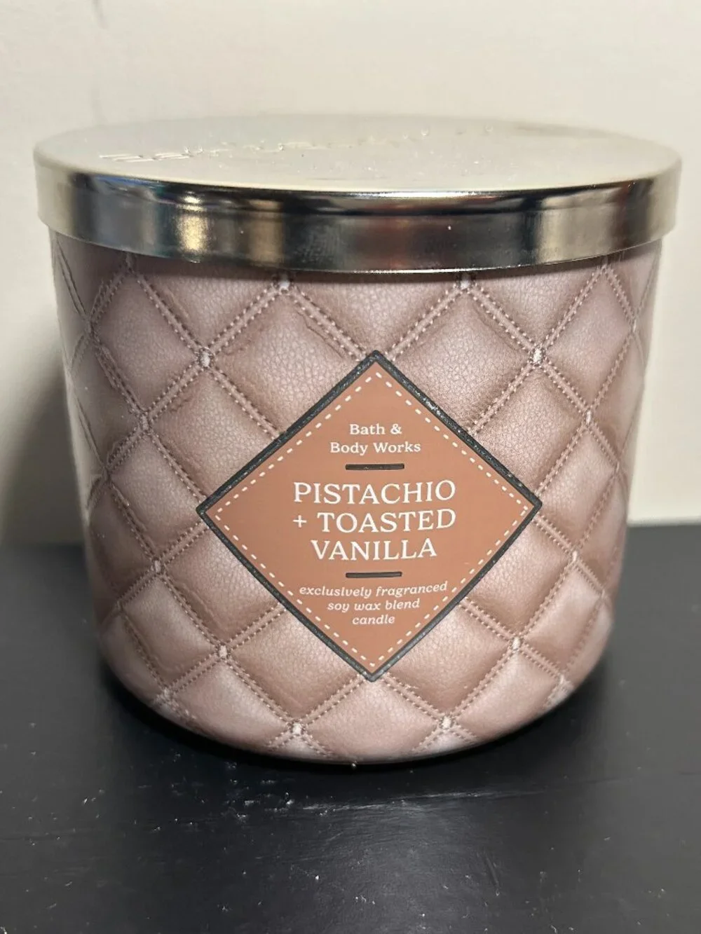 Bath & Body Works Pistachio & Toasted Vanilla 3-Wick Candle NEW